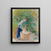 Vrouw die de was doet in een emmer - Camille Pissarro — ingelijst kunstwerk aan de muur