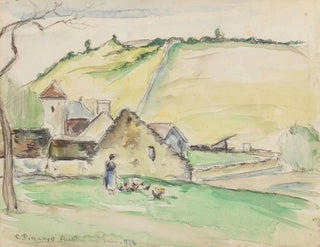 Camille Pissarro - La ferme  ChtillonsurSeine.webp
