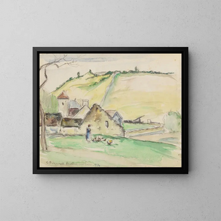 Camille Pissarro - La ferme  ChtillonsurSeine.webp