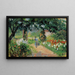 L'Allée du jardin d'Éragny - Camille Pissarro — ingelijst kunstwerk aan de muur