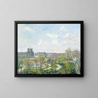 Camille Pissarro - Le Jardin Des Tuileries Et Le Pavillon De Flore Matin Printemps.webp