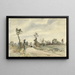 Louveciennes Route de Saint-Germain - Camille Pissarro — ingelijst kunstwerk aan de muur