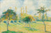 Pommiers, herfsteffect - Camille Pissarro — weergave van het kunstwerk