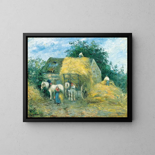Camille Pissarro - The Hay Cart Montfoucault.webp
