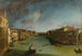 Groot Kanaal Schilderij vanaf het Palazzo Balbi richting Rialto - Canaletto — weergave van het kunstwerk