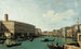 Le Grand Canal vu du pont du Rialto - Canaletto — weergave van het kunstwerk