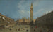 Piazza San Marco - Canaletto — weergave van het kunstwerk