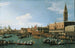 Retour du Bucintoro op Ascension Day - Canaletto — weergave van het kunstwerk