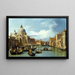 L'Entrée du Grand Canal Venise - Canaletto — ingelijst kunstwerk aan de muur