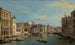 Het grote kanaal in Venetië van het Palazzo Flangini op Campo San Marcuola - Canaletto — weergave van het kunstwerk