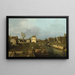 La Porta Portello, Padua - Canaletto — ingelijst kunstwerk aan de muur