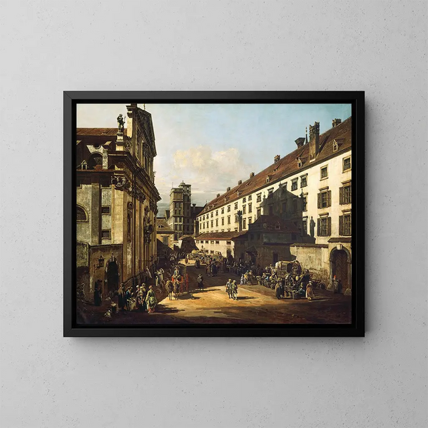 Dominicanerkerk in Wenen - Canaletto — ingelijst kunstwerk aan de muur