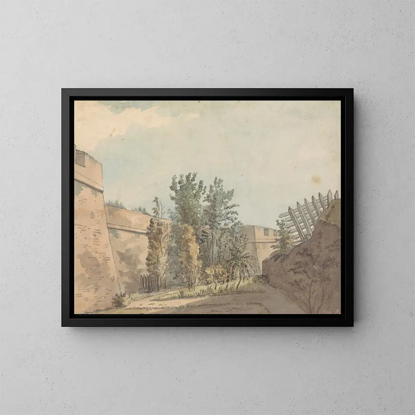 Fort de Languard aan de rivier Orwell - Kapitein Francis Grose — ingelijst kunstwerk aan de muur