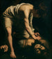 David and Goliath painting - Caravaggio — artwork view