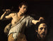 David schilderij met het hoofd van Goliath - Caravaggio — weergave van het kunstwerk