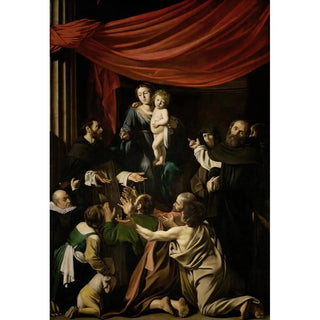 Caravaggio - Madonna of the Rosary.webp