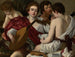 De Muzikanten - Caravaggio — weergave van het kunstwerk