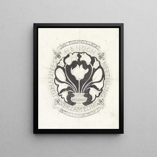 Carel Adolph Lion Cachet - Ontwerp voor een ex libris van Johannes Henoch Neethling.webp