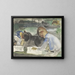 Twee kinderen tekenend - Carel Adolph Lion Cachet — ingelijst kunstwerk aan de muur