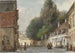 Stadszicht - Carel Jacobus Behr — weergave van het kunstwerk