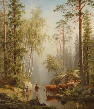 Carl Bgh - In The Woodland Stream.webp