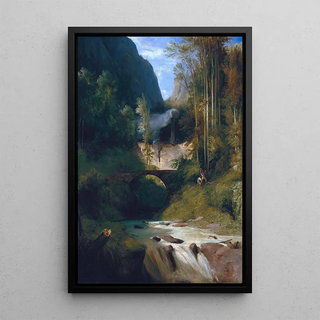 Carl Blechen - Gorge near Amalfi.webp