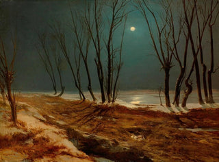 Carl Blechen - Landscape in Winter at Moonlight.webp