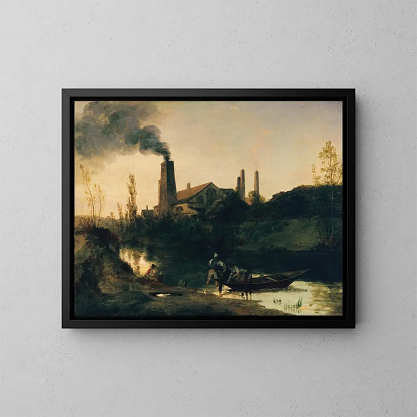 Le laminoir de Neustadt-Eberswalde - Carl Blechen — ingelijst kunstwerk aan de muur