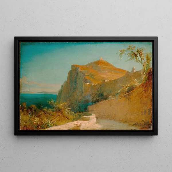Carl Blechen - Tiberius rocks at Capri.webp