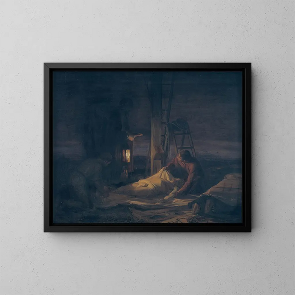 La Descente de la Croix - Carl Bloch — ingelijst kunstwerk aan de muur