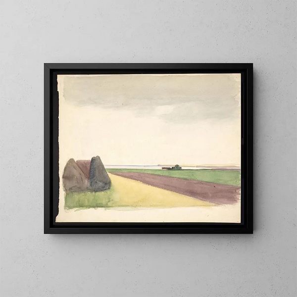 De heilige dame - Carl Bloch — ingelijst kunstwerk aan de muur