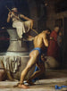 Samson en de Filistijnen - Carl Bloch — weergave van het kunstwerk