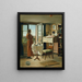 L'acteur Kristian Mantzius in zijn kantoor - Carl Bloch — ingelijst kunstwerk aan de muur