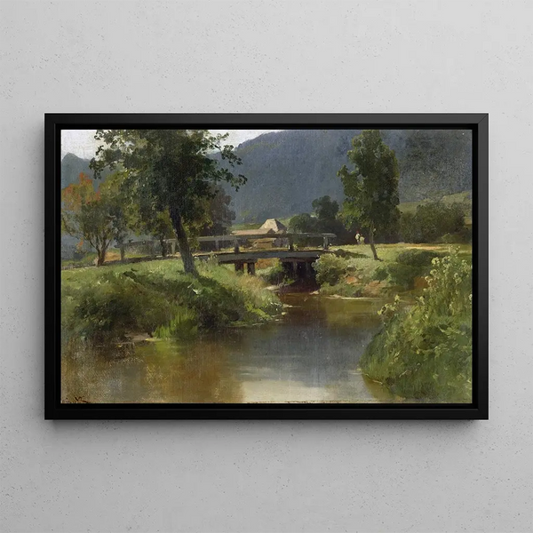 Carl Bolze - Bach mit Brcke.webp