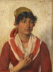 Portret van Rosina Ferrari - Carl Breitbach — weergave van het kunstwerk
