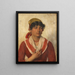 Portret van Rosina Ferrari - Carl Breitbach — ingelijst kunstwerk aan de muur