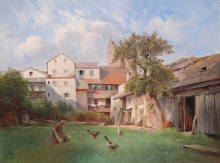 Carl Franz Emanuel Haunold - Hof des Seifensiederhauses in Tittmoning.webp