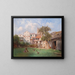 van het Cour van het zeepfabrikantengebouw in Tittmoning - Carl Franz Emanuel Haunold — ingelijst kunstwerk aan de muur