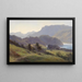 Partie au Wolfgangsee - Carl Franz Emanuel Haunold — framed artwork on a wall