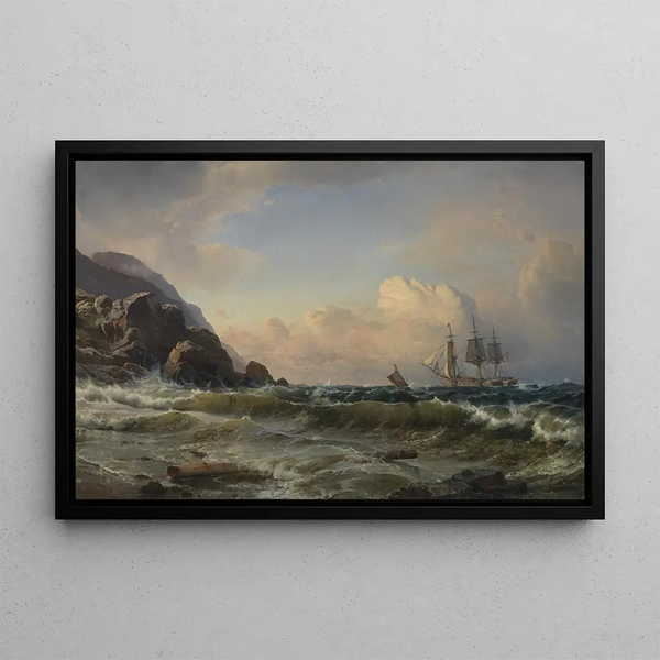 Carl Frederik Srensen - A Norwegian Coastline.webp