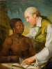 Dubbelportret van Carl Bernhard Wadström 1746-1799 en prins Peter Panah - Carl Frederik von Breda — weergave van het kunstwerk