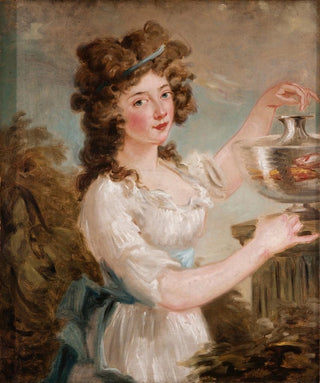 Carl Frederik von Breda - Young Lady with Goldfish.webp