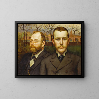 Carl Freiherr von Pidoll zu Quintenbach - Double Portrait of Heinrich Pallmann and Heinrich Weizsaecker.webp