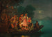 huwelijk van boeren - Carl Friedrich Moritz Müller — weergave van het kunstwerk