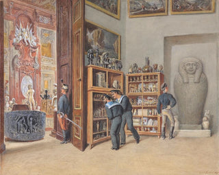 Carl Goebel the younger - Das Eintrittskabinett in die gyptische Sammlung.webp