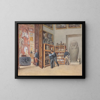 Carl Goebel the younger - Das Eintrittskabinett in die gyptische Sammlung.webp