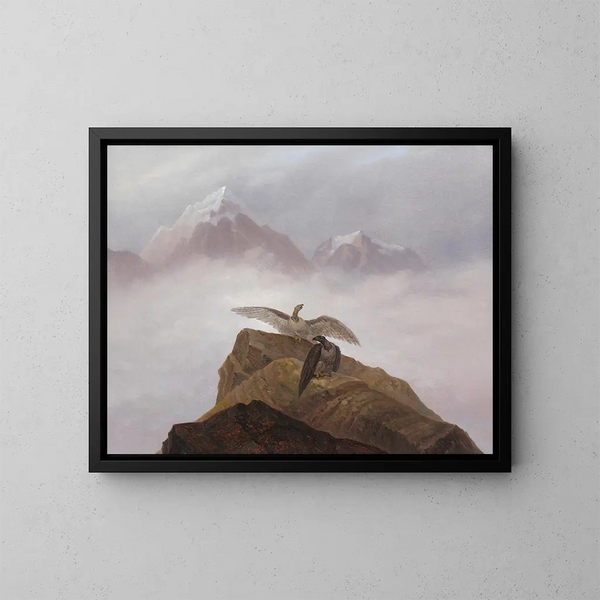 Fantaisie des Alpes - Carl Gustav Carus — ingelijst kunstwerk aan de muur