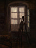 Atelier van de schilder bij maanlicht - Carl Gustav Carus — weergave van het kunstwerk