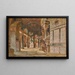 The interior corridor of the Dome of the Rock in Jerusalem - Carl Haag — framed artwork on a wall
