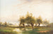 Vissersschilderij onder de wilgen - Carl Hasch — weergave van het kunstwerk